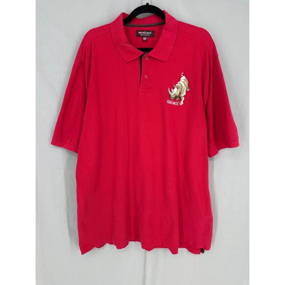 Ecko Unltd Other - Vintage Ecko Unltd Polo Shirt Mens XXL Red Y2K 90s Rhino Skater Streetwear
